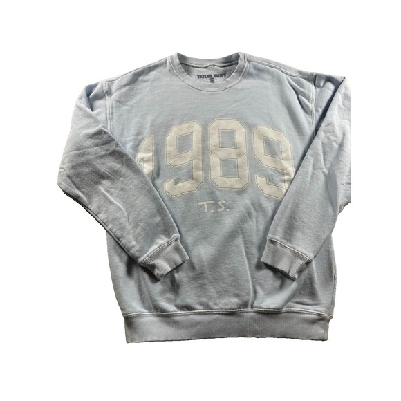 Taylor Swift Tops - Taylor Swift 1989 Crewneck Sweatshirt Size XS Blue High School